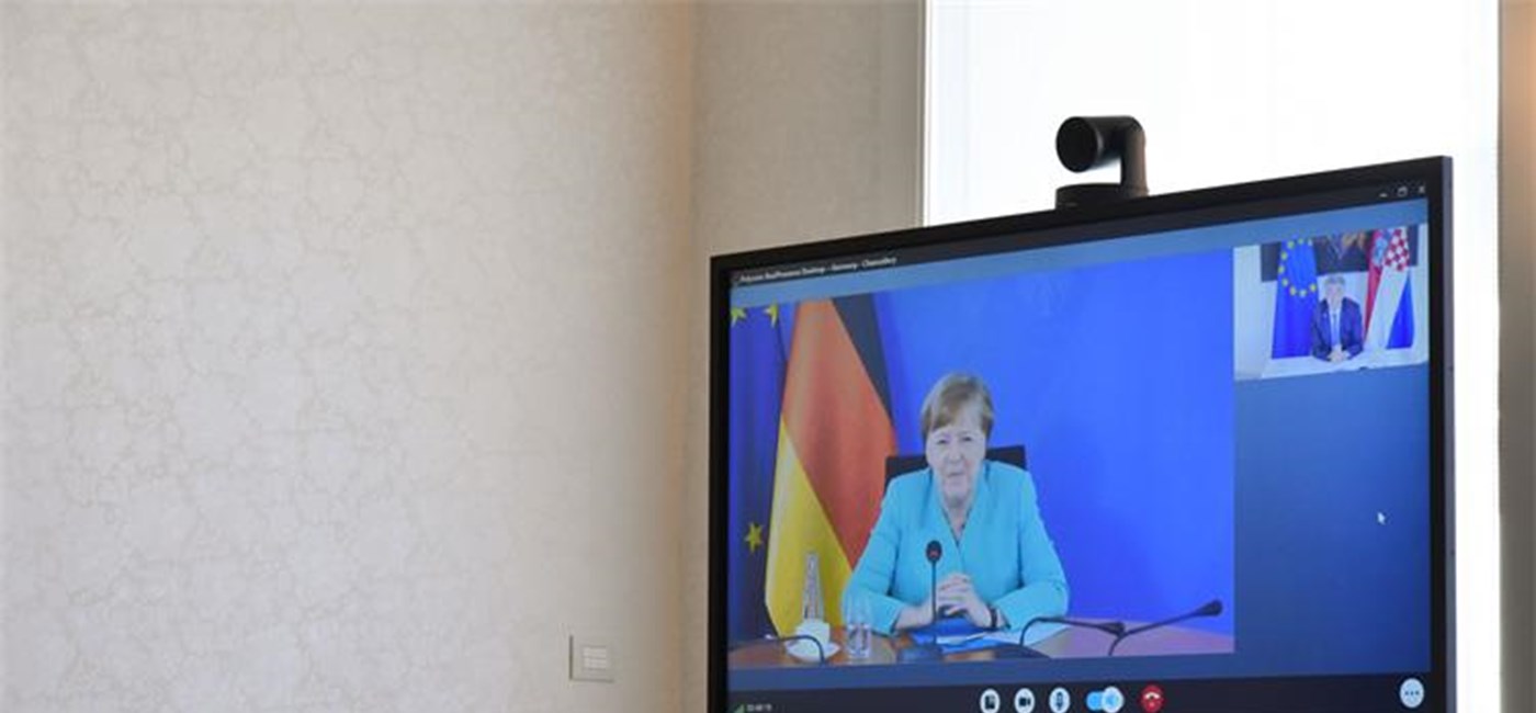 Plenković i Merkel o prioritetima predsjedanja EU-om, reaktivaciji gospodarstva i turističkoj sezoni